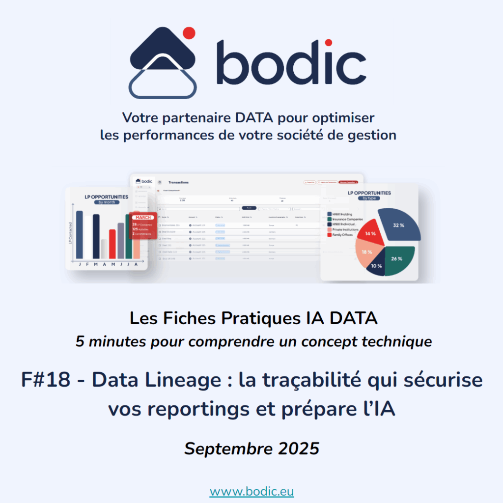 Fiche #18 : Data Lineage : la traçabilité qui sécurise vos reportings et prépare l'IA