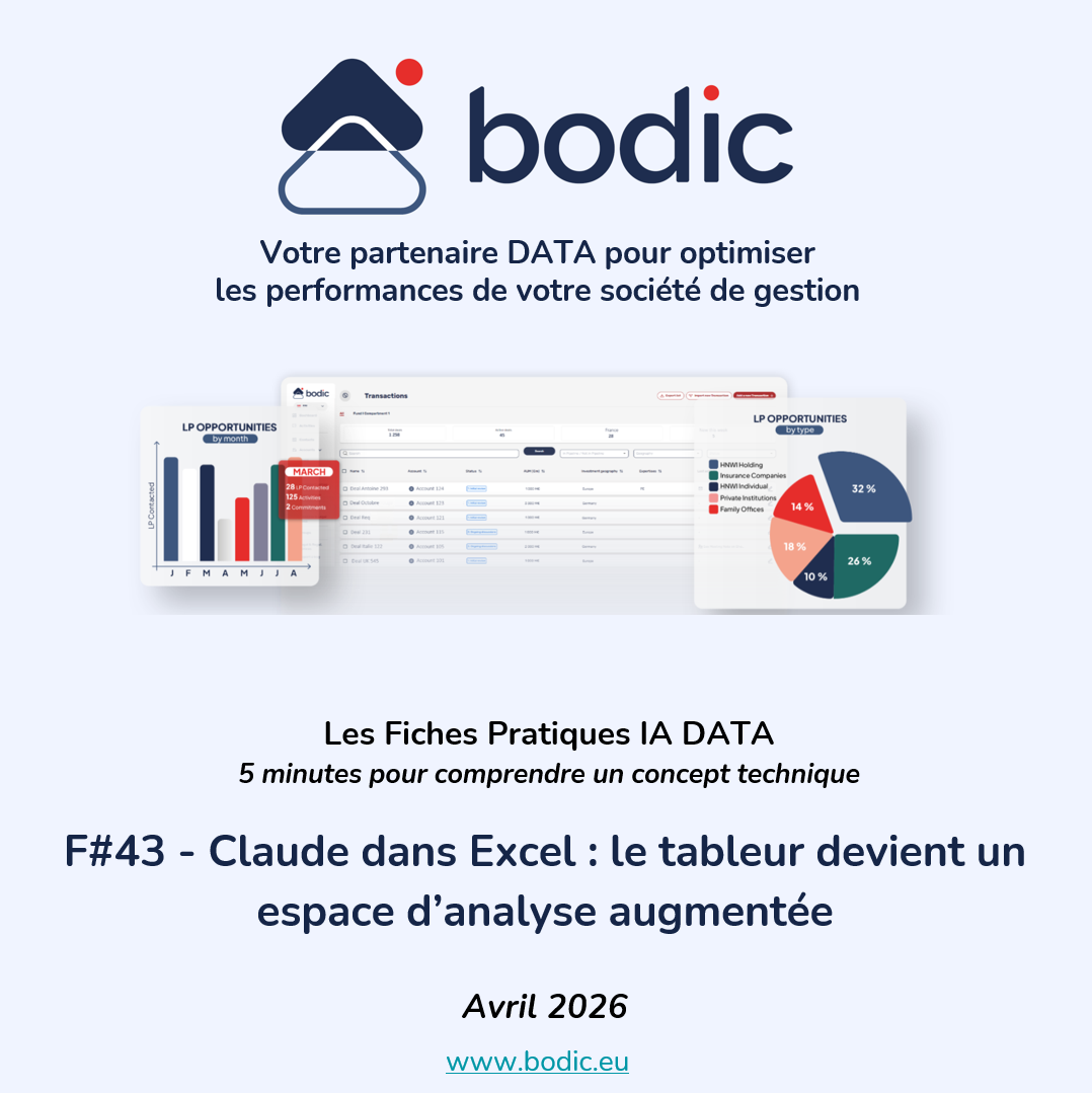 Fiche #43 : Claude dans Excel : le tableur devient un espace d'analyse augmentée