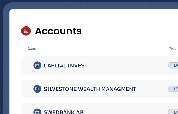 CRM 360 - Vue 360° des contacts