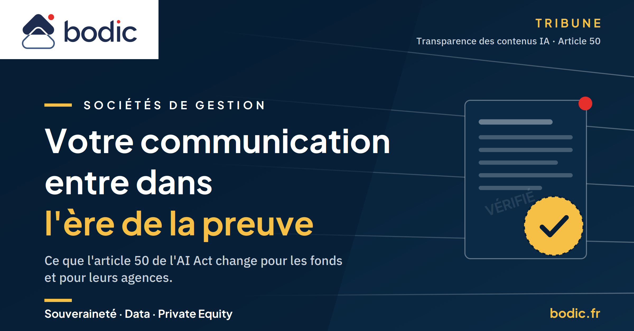 Sociétés de gestion : votre communication vient d’entrer dans l’ère de la preuve